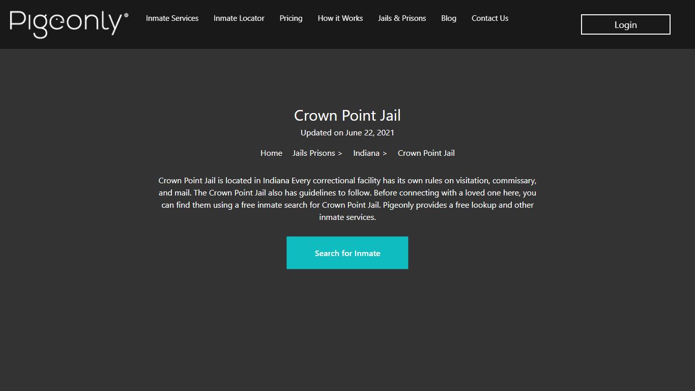 Crown Point Jail Inmate Search | Indiana